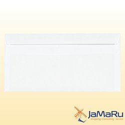 Briefumschlag DIN lang weiß selbstklebend 75 g/m² ohne Fenster